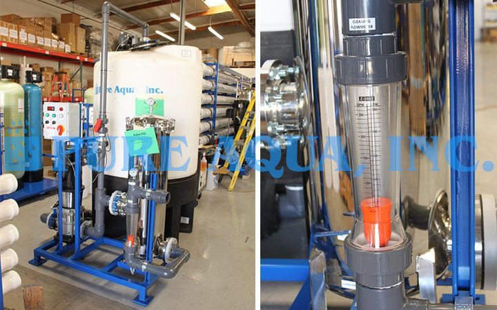Sistema de Osmose Reversa de Água Salobra 2X 864,000 GPD - Canadá