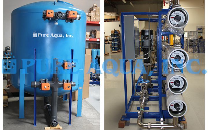 Sistema de Osmose Reversa de Água Salobra 159,000 GPD - Bangladesh