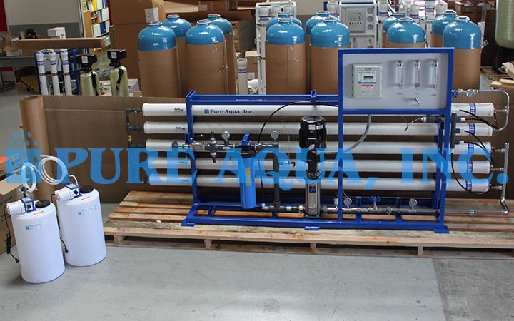 Sistema Comercial de Osmose Reversa 22,000 GPD - EUA