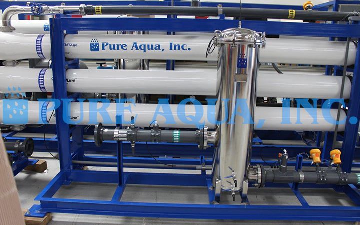 Máquina de Osmose Reversa de Água Altamente Salobra 130,000 GPD - Iêmen