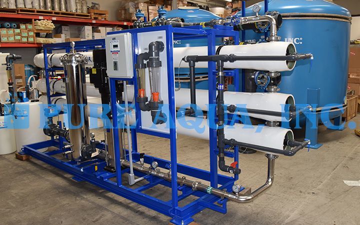 Osmose Reversa Industrial de Água Salobra 87,000 - Equador
