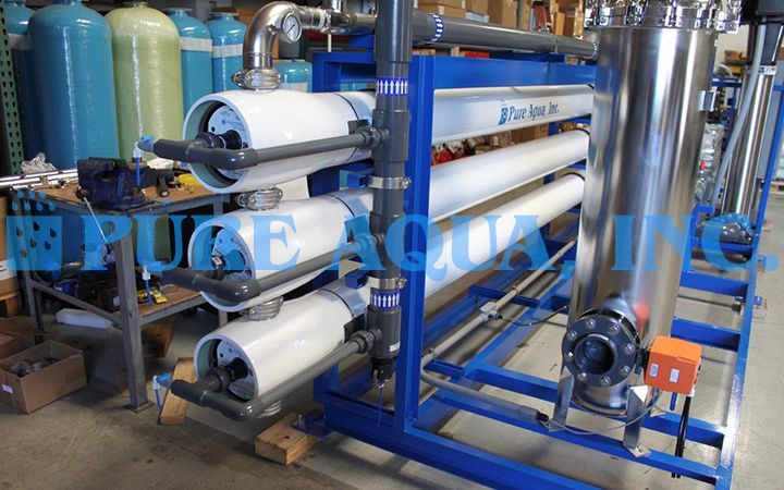 Sistema Industrial de Osmose Reversa de Água Altamente Salobra 130,000 GPD - Líbano