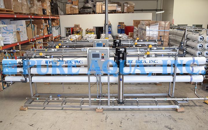 Planta de Osmose Reversa Industrial para Tratar Águas Residuais Reclamadas 400,000 GPD - Egito