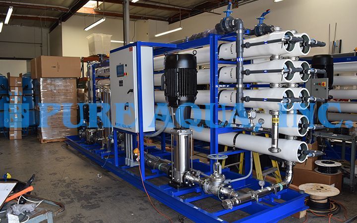 Sistema Industrial de Osmose Reversa para Alimentação de Caldeiras 40 M3/ Hr - Guatemala