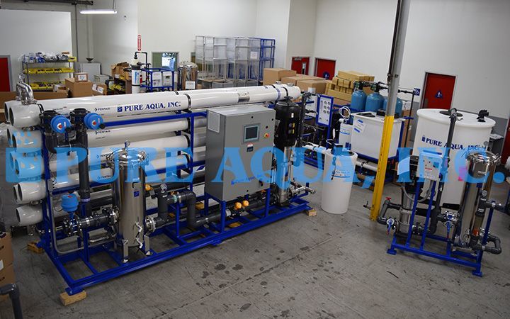 Unidade Industrial de Osmose Reversa de Água da Torneira 270,000 GPD - Equador