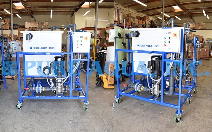 Tratamento de Água Salobra por Osmose Reversa para Cosméticos 115 GPM - EUA