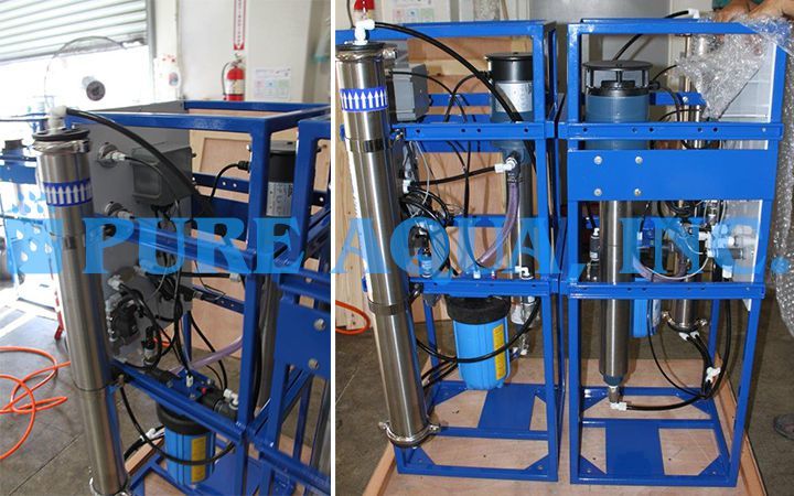 Unidades Comerciais de Osmose Reversa de Água Salobra 2 x 1,500 GPD - Polónia