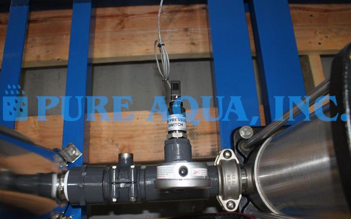 Máquina Comercial de Osmose Reversa de Água Salobra 43,000 GPD - Peru