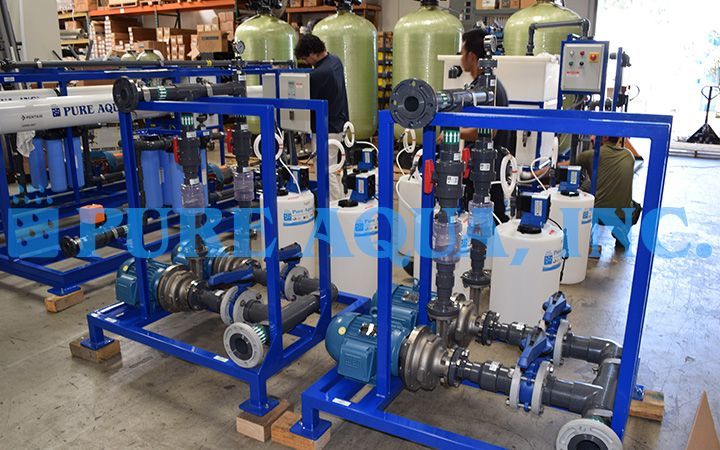 Sistemas Comerciais de Dessalinização por Osmose Reversa 2x 16,000 GPD - Maldivas