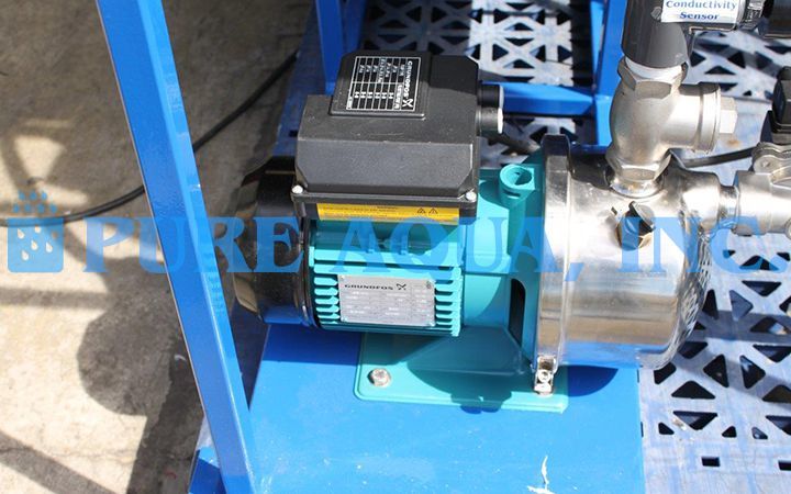 Sistema de Osmose Reversa de Dupla Passagem seguido por um Sistema de Eletrodeionização EDI 8 GPM - EUA