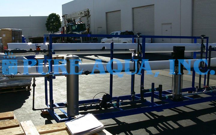 Sistema de Osmose Reversa de Dupla Passagem para a Chevron 28,800 GPD - EUA