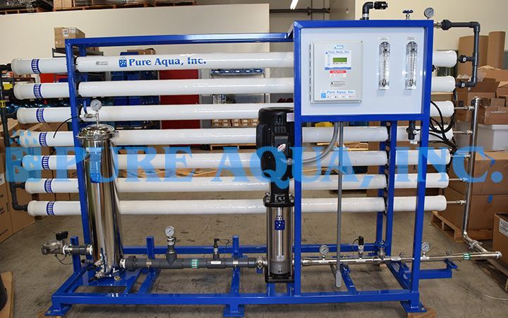 Sistema Industrial Leve de Osmose Reversa 32,000 GPD - Filipinas