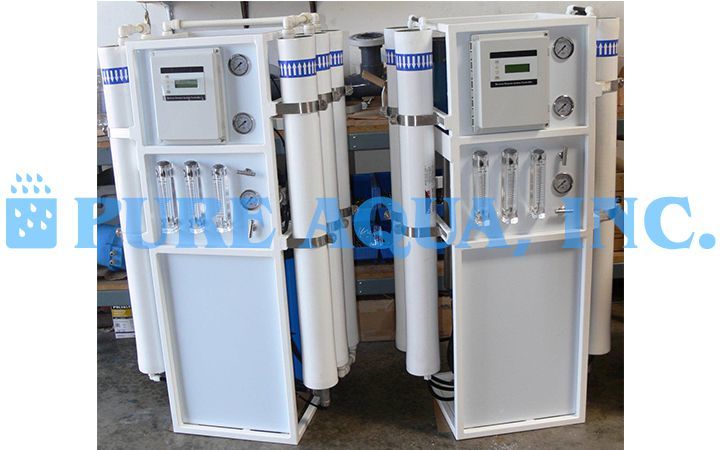 Unidade de Osmose Reversa de Água Salobra 2 x 7,500 GPD - Polónia 