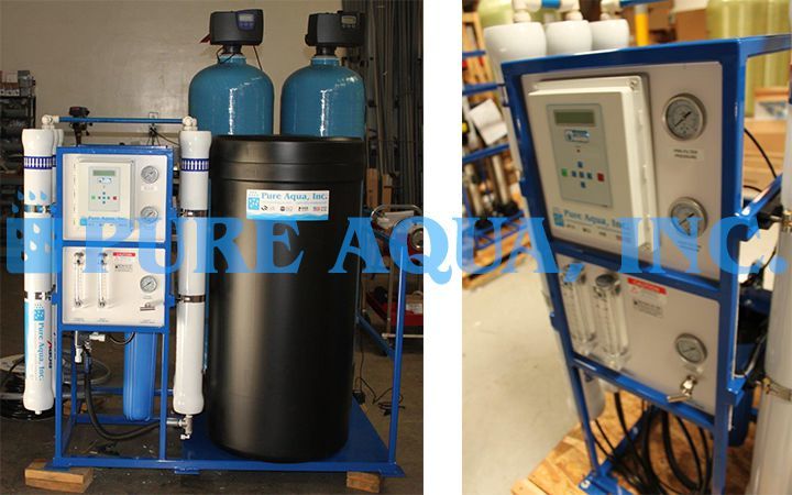 Sistema de Osmose Reversa Comercial Montado em Suporte 9,000 GPD - Canadá