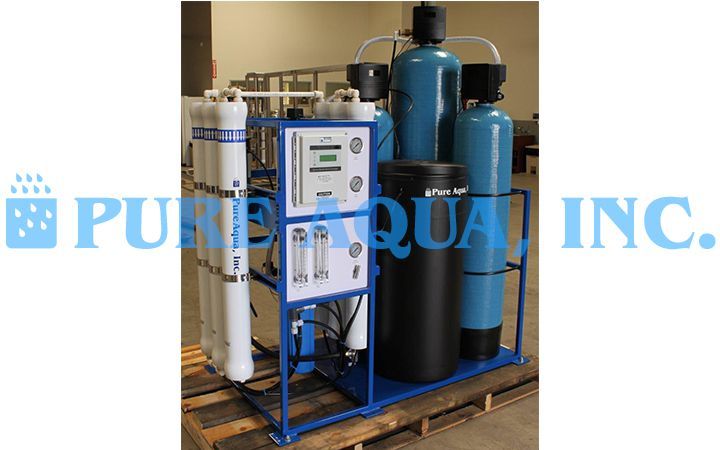 Unidade de Osmose Reversa Montada em Suporte 9,000 GPD - EUA
