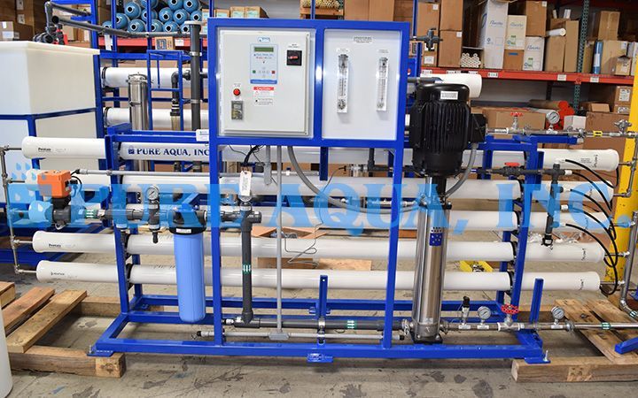 Planta de Osmose Reversa de Água Altamente Salobra 10,000 GPD - EUA