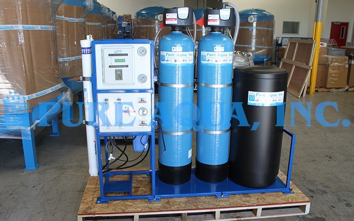 Osmose Reversa de Água da Torneira Montado em Suporte 1,200 GPD - EUA