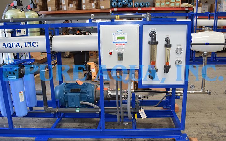 Kit Comercial de Osmose Reversa de Água do Mar 16,000 GPD - Tailândia