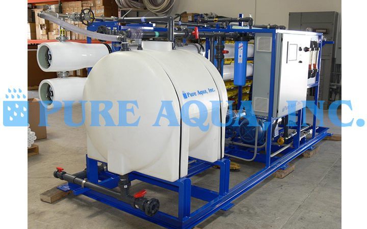 Sistema de Osmose Reversa de Água do Mar 31,000 GPD - Arábia Saudita