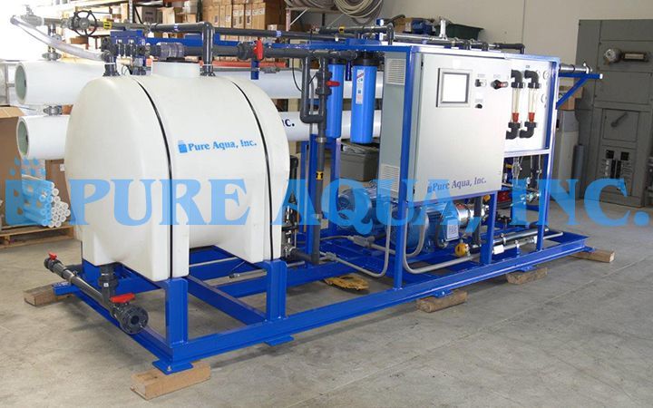 Sistema de Osmose Reversa de Água do Mar 31,000 GPD - Arábia Saudita