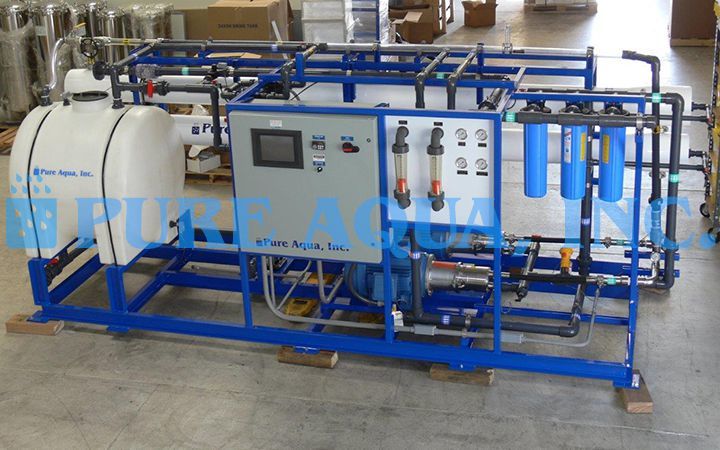 Sistema de Osmose Reversa de Água do Mar 31,000 GPD - Arábia Saudita