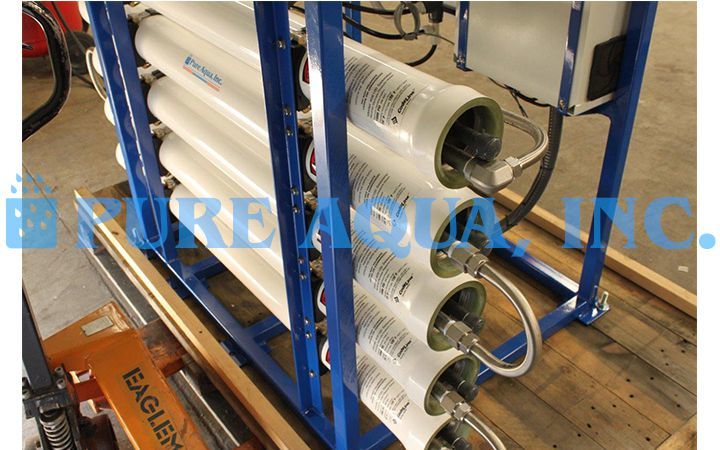 Máquina de Osmose Reversa de Água do Mar 4,700 GPD - Kuwait