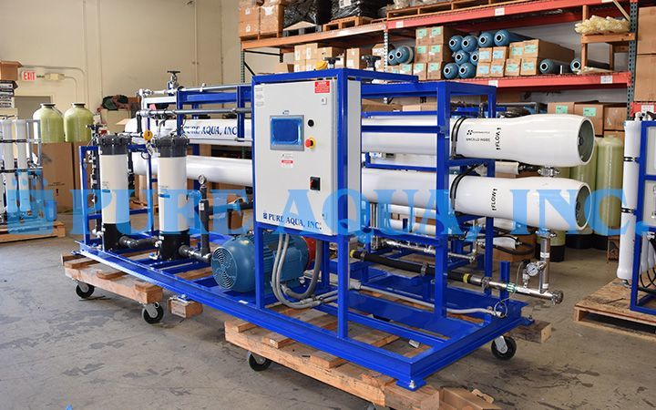 Planta Industrial da Osmose Reversa de Água do Mar 32,000 GPD - Papua Nova Guiné