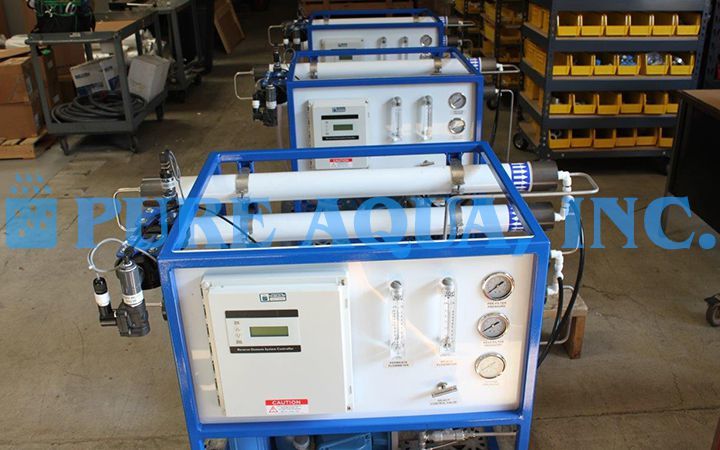 Sistema de Osmose Reversa de Água do Mar 2x 700 GPD & 1x 1,300 GPD - Filipinas