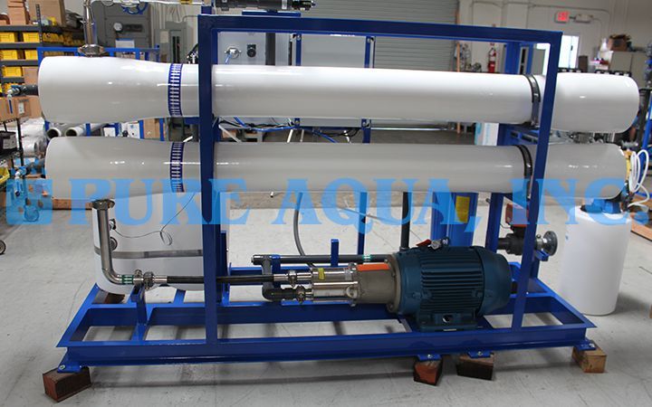 Máquina Industrial de Osmose Reversa de Água do Mar 16,000 GPD - Tailândia