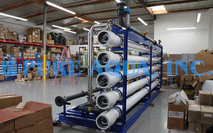 Planta Industrial de Osmose Reversa de Água do Mar 136,000 GPD - Maldivas