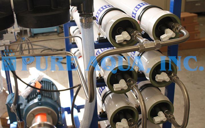 Sistema de Osmose Reversa de Água do Mar 7,600 GPD - China