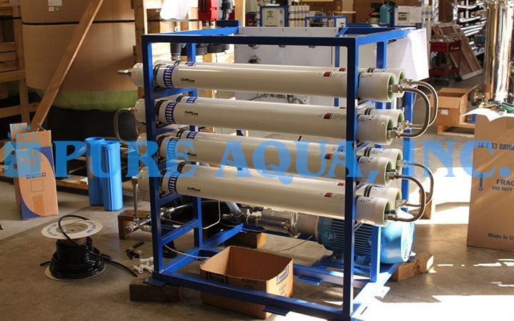 Sistema de Osmose Reversa de Água do Mar 7,600 GPD - China