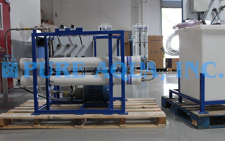 Sistemas de Osmose Reversa de Água do Mar 3x2,100 GPD - EUA