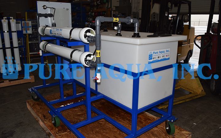 Estação Móvel de Limpeza de Membrana por Osmose Reversa 4" e 8" - Israel