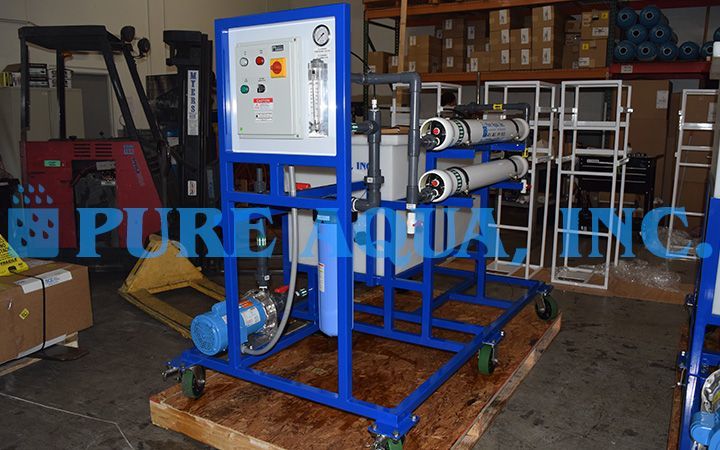 Estação Móvel de Limpeza de Membrana por Osmose Reversa 4" e 8" - Israel
