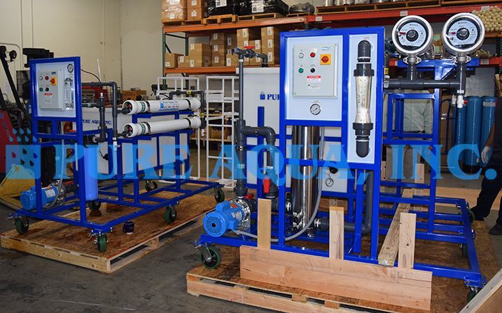 Estação Móvel de Limpeza de Membrana por Osmose Reversa 4" e 8" - Israel