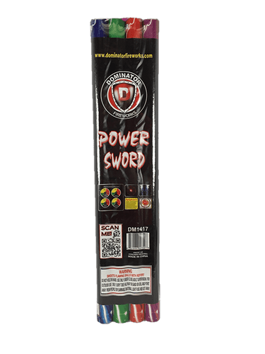 5 Shot Power Sword Candle 4Pk