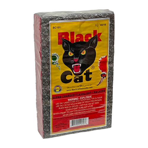 Black Cat Firecrackers 80/16 Full Brick