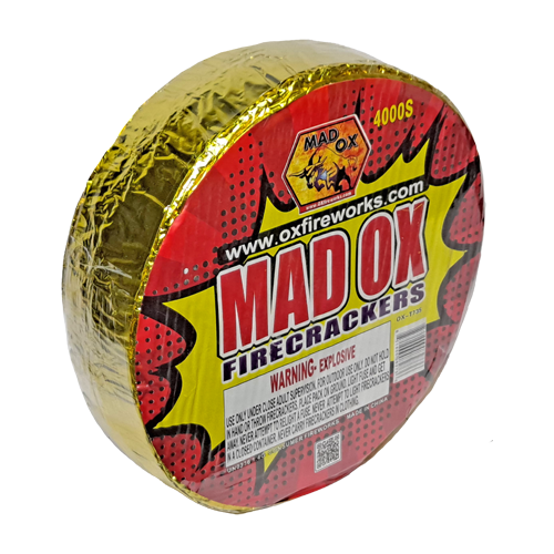 Mad Ox Firecrackers 4,000 Roll