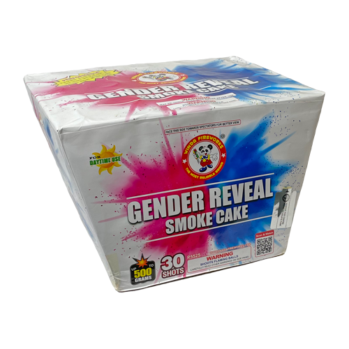 Gender Reveal Smoke Cake Pink