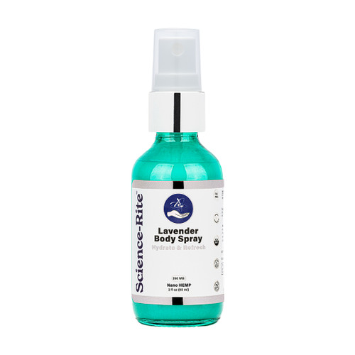 Science-Rite Organic Nano HEMP Sleep Body Spray - Buy HEMP Sleep Spray - 250mg - Lavender - 2oz