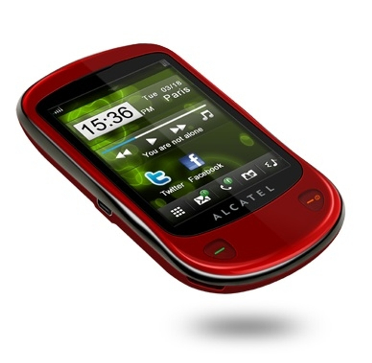 ALCATEL OT-710D RED DUAL-SIM TOUCHSCREEN GSM UNLOCKED WHOLESALE CELL PHONES