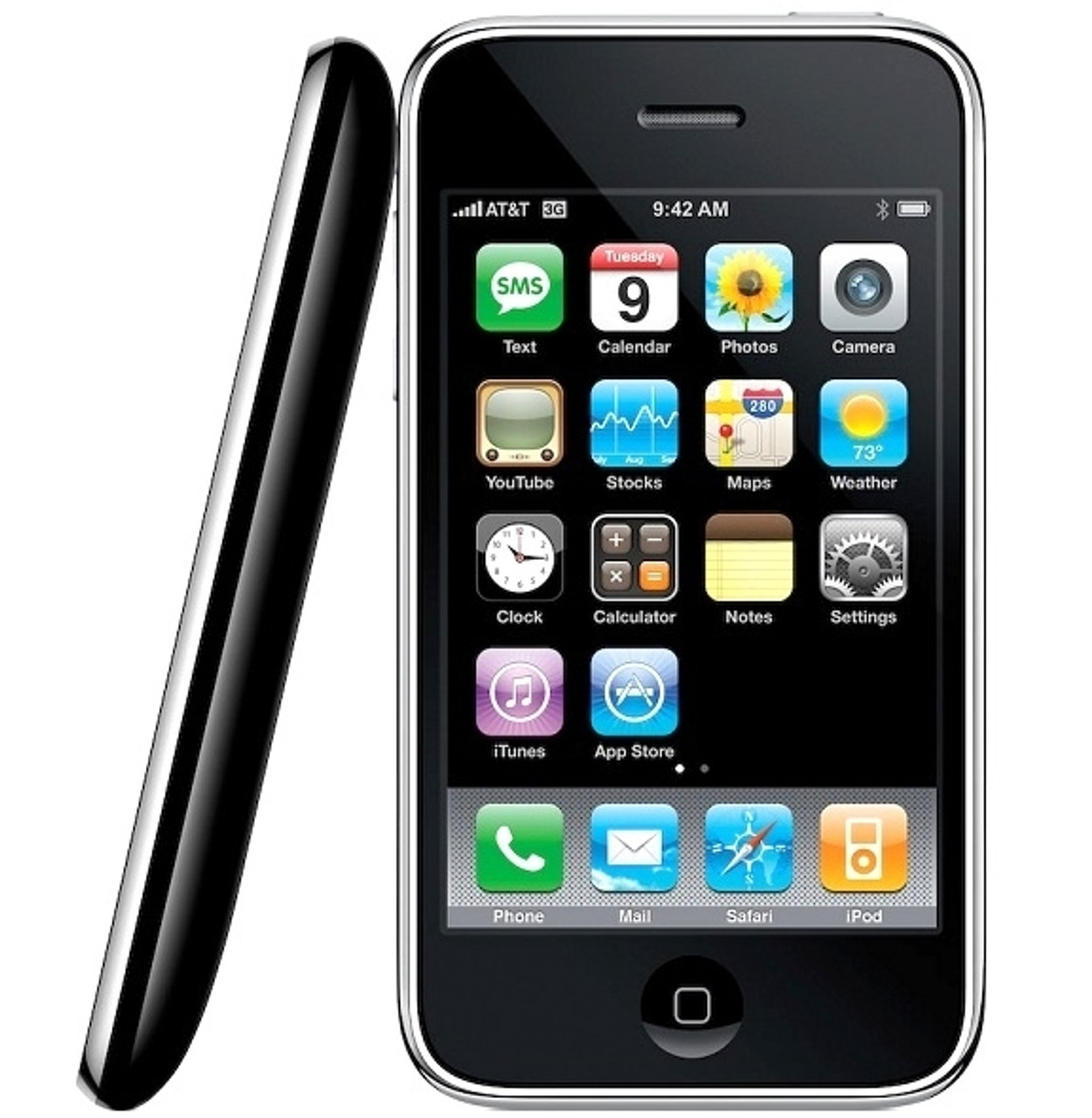 APPLE iPHONE 3GS 16GB BLACK 3G WI-FI MULTI-TOUCH TOUCHSCREEN AT&T / H20 WHOLESALE IPHONES - FACTORY REFURBISHED