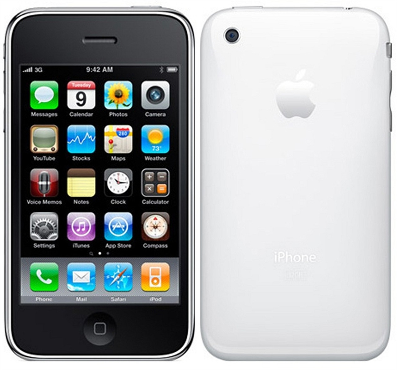 APPLE iPHONE 3GS 32GB WHITE 3G WI-FI MULTI-TOUCH TOUCHSCREEN GSM UNLOCKED WHOLESALE IPHONES - FACTORY REFURBISHED