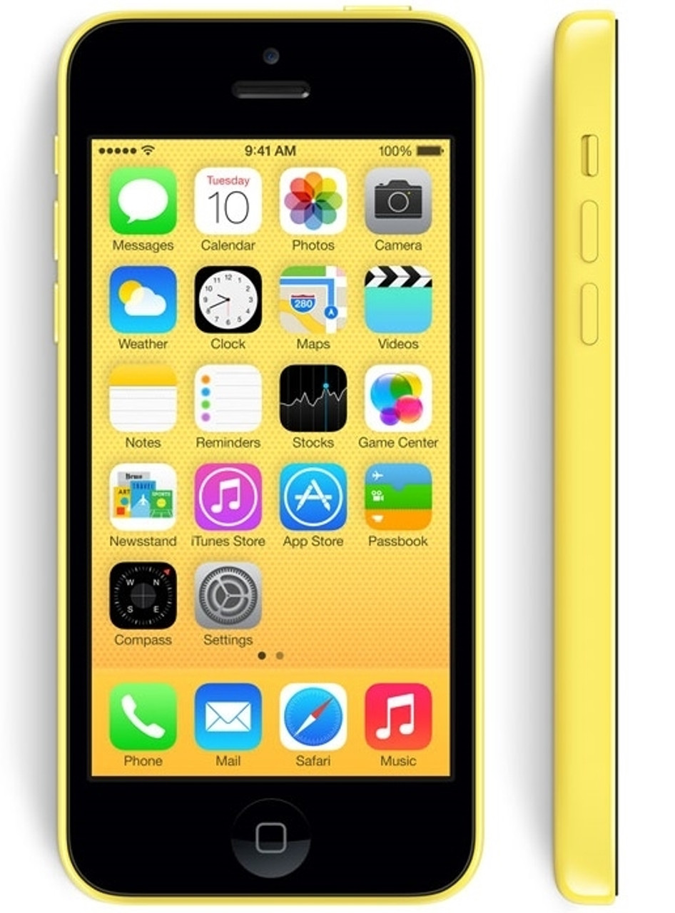 APPLE IPHONE 5C 16GB YELLOW AT&T 4G LTE UNLOCKED-1