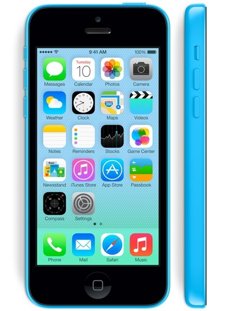 APPLE IPHONE 5C 32GB BLUE AT&T 4G LTE UNLOCKED