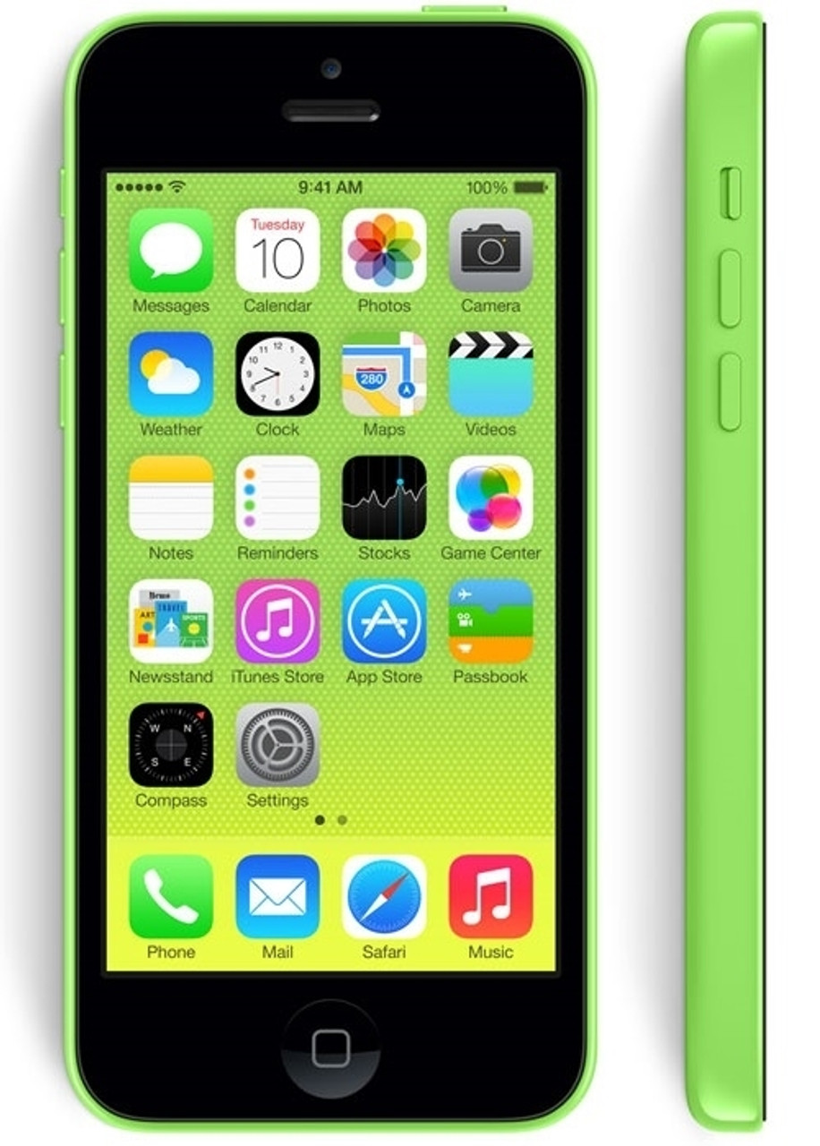 APPLE IPHONE 5C 32GB GREEN AT&T 4G LTE UNLOCKED