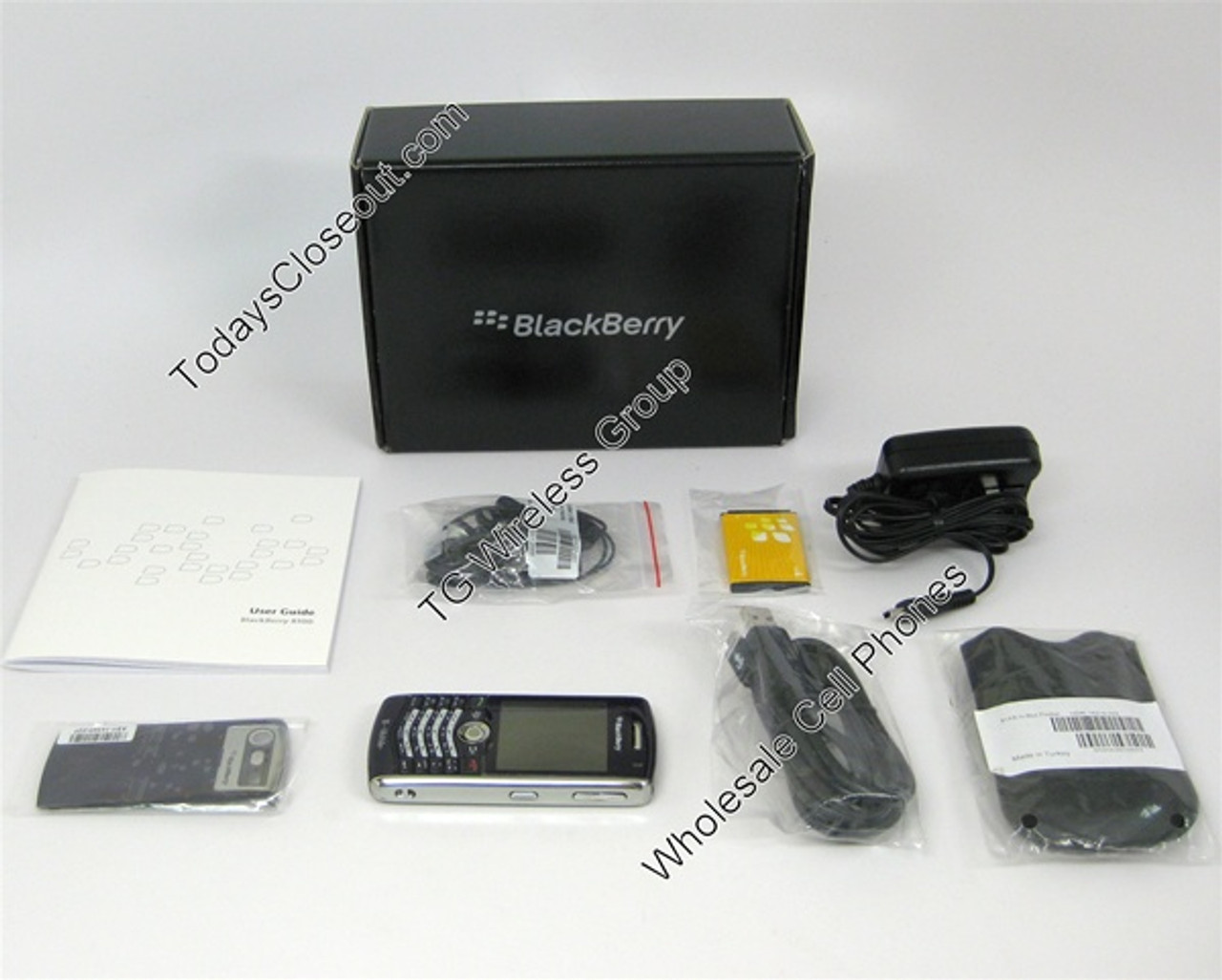 BLACKBERRY PEARL 8120 WI-FI INDIGO/PURPLE T-MOBILE GSM UNLOCKED WHOLESALE CELL PHONES - FACTORY REFURBISHED