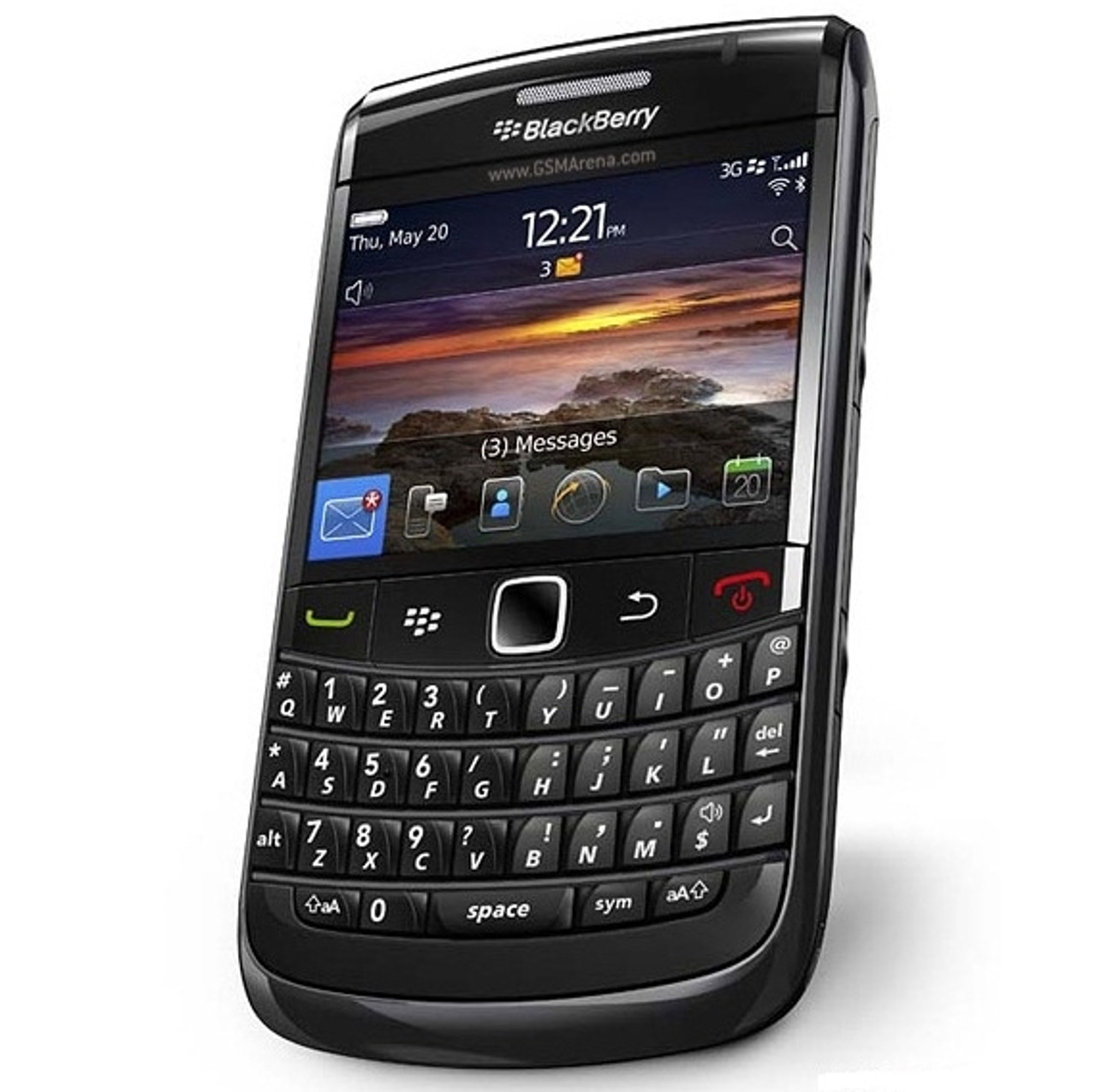 BLACKBERRY BOLD 9780 BLACK 3G WI-FI QWERTY 5-MEGAPIXEL AT&T GSM UNLOCKED WHOLESALE CELL PHONES - CARRIER RETURNS A-STOCK