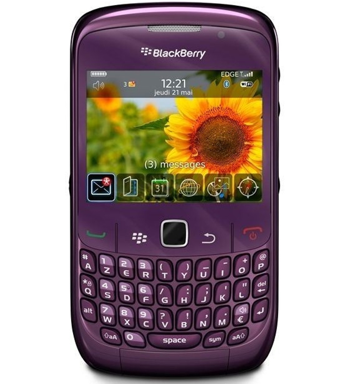BLACKBERRY-CURVE 8520 PURPLE RB     D216